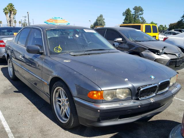 WBAGG8342YDN77945 - 2000 BMW 740 I AUTO GRAY photo 1