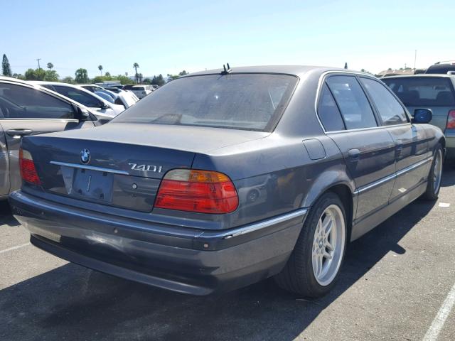 WBAGG8342YDN77945 - 2000 BMW 740 I AUTO GRAY photo 4