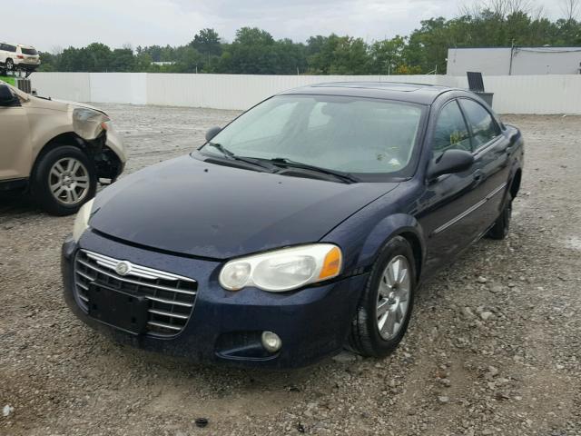 1C3EL66R74N328888 - 2004 CHRYSLER SEBRING LI BLUE photo 2