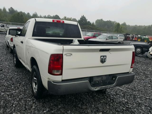 1D3HB16K99J527531 - 2009 DODGE RAM 1500 WHITE photo 3