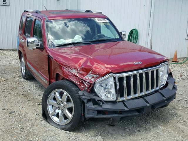 1J8GN58K58W232095 - 2008 JEEP LIBERTY LI MAROON photo 1