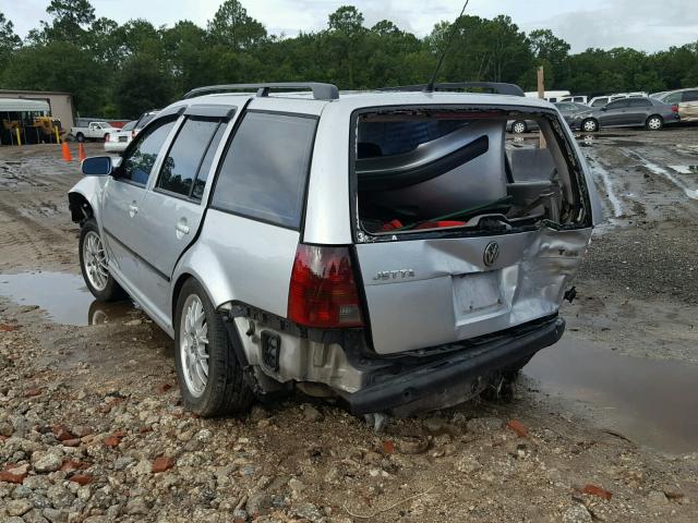 WVWSP61J82W305972 - 2002 VOLKSWAGEN JETTA GLS SILVER photo 3