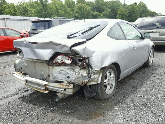 JH4DC53042C024545 - 2002 ACURA RSX TYPE-S SILVER photo 4