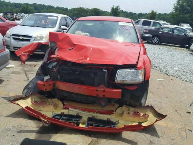 2D4FV47T28H108892 - 2008 DODGE MAGNUM RED photo 9