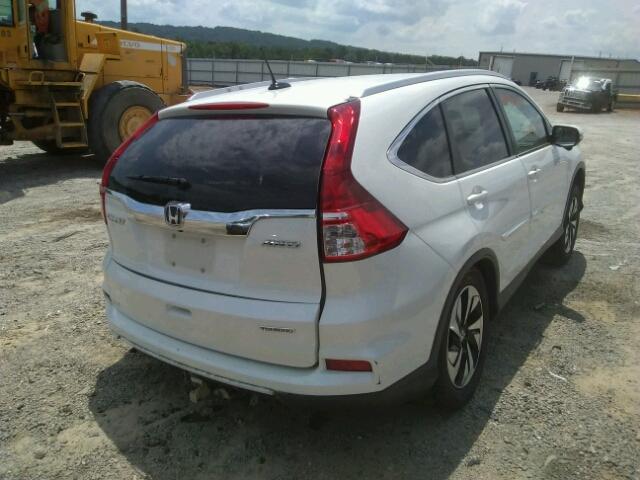 5J6RM4H91FL004467 - 2015 HONDA CR-V TOURI WHITE photo 4