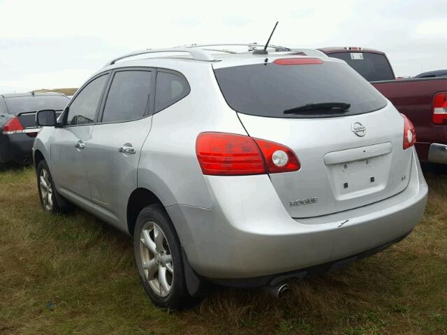 JN8AS5MT0AW010336 - 2010 NISSAN ROGUE SILVER photo 3