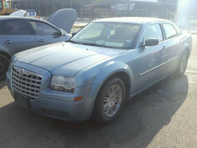 2C3LA43D89H608667 - 2009 CHRYSLER 300 LX BLUE photo 2