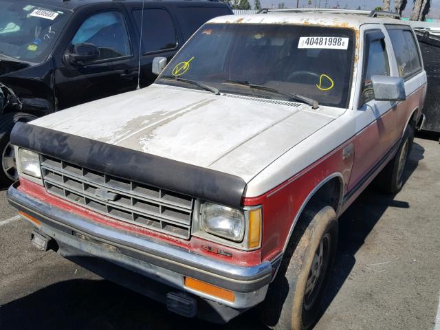 1GNCT18Z5K8238581 - 1989 CHEVROLET BLAZER S10 TWO TONE photo 9