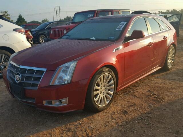 1G6DP8EDXB0159220 - 2011 CADILLAC CTS RED photo 2