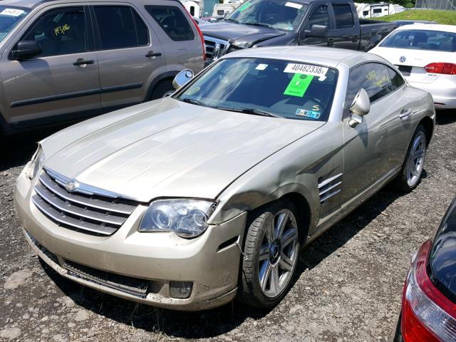 1C3AN69L96X065861 - 2006 CHRYSLER CROSSFIRE BEIGE photo 2