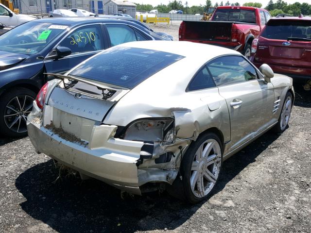 1C3AN69L96X065861 - 2006 CHRYSLER CROSSFIRE BEIGE photo 4