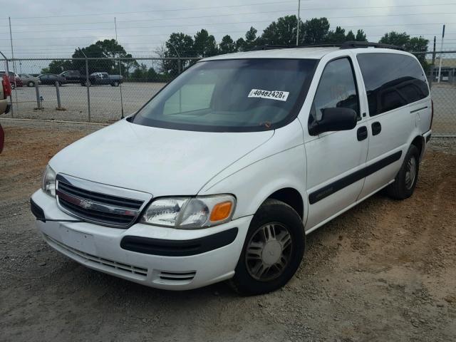 1GNDX03E92D130723 - 2002 CHEVROLET VENTURE WHITE photo 2