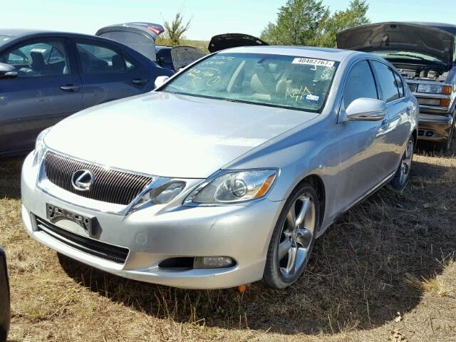 JTHBE96S780030565 - 2008 LEXUS GS SILVER photo 2