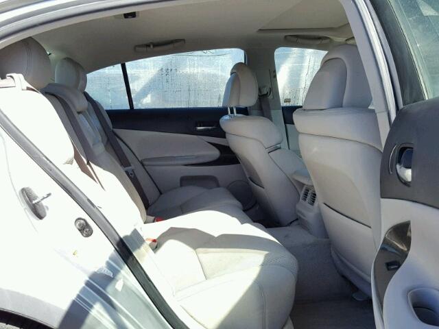 JTHBE96S780030565 - 2008 LEXUS GS SILVER photo 6
