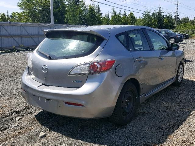 JM1BL1L78D1829140 - 2013 MAZDA 3 I CHARCOAL photo 4