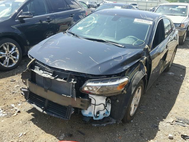 1G1ZB5ST5HF245285 - 2017 CHEVROLET MALIBU LS შავი ფოტო 2