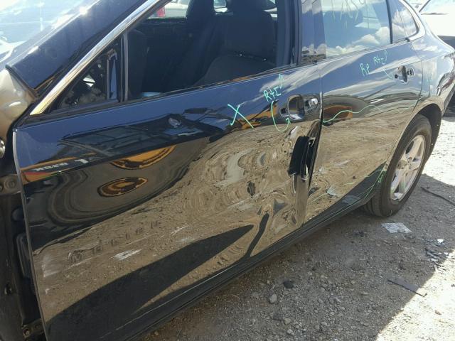 1G1ZB5ST5HF245285 - 2017 CHEVROLET MALIBU LS შავი ფოტო 9