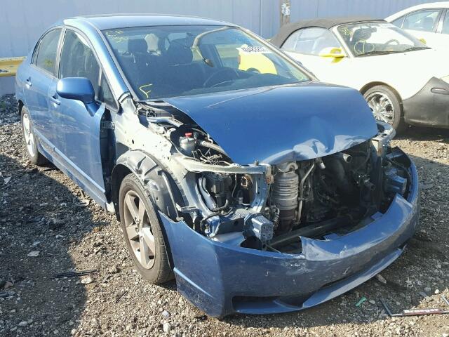 19XFA16649E022094 - 2009 HONDA CIVIC BLUE photo 1