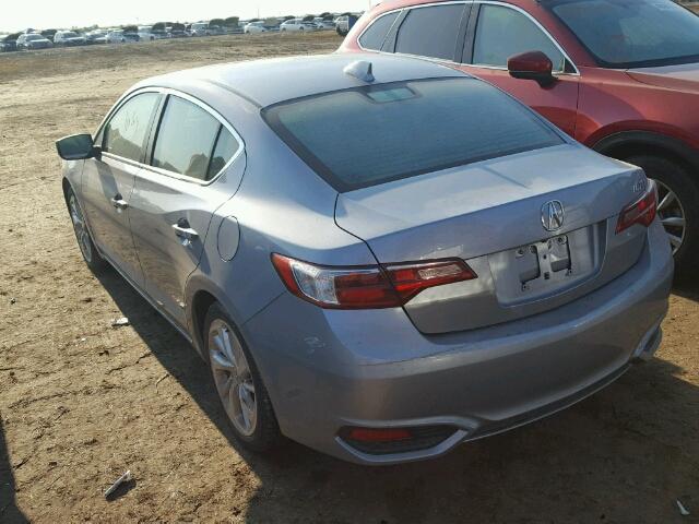 19UDE2F33GA009801 - 2016 ACURA ILX BASE SILVER photo 3