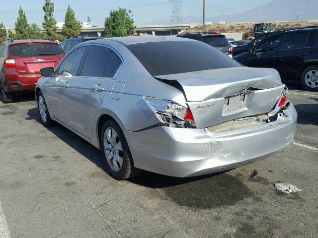 1HGCP26858A085409 - 2008 HONDA ACCORD EXL SILVER photo 3