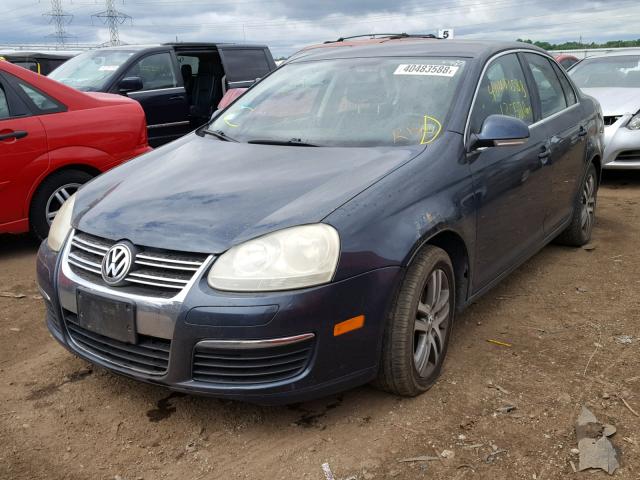 3VWRF81K76M667087 - 2006 VOLKSWAGEN JETTA 2.5 BLUE photo 2