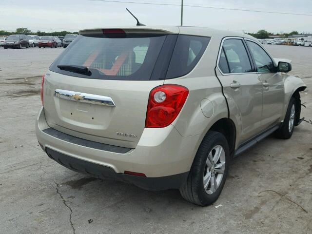 2GNALBEKXD1269769 - 2013 CHEVROLET EQUINOX LS GOLD photo 4