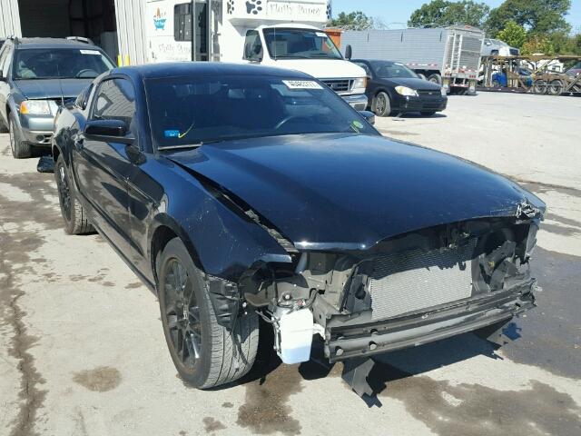 1ZVBP8AM4E5316481 - 2014 FORD MUSTANG BLACK photo 1