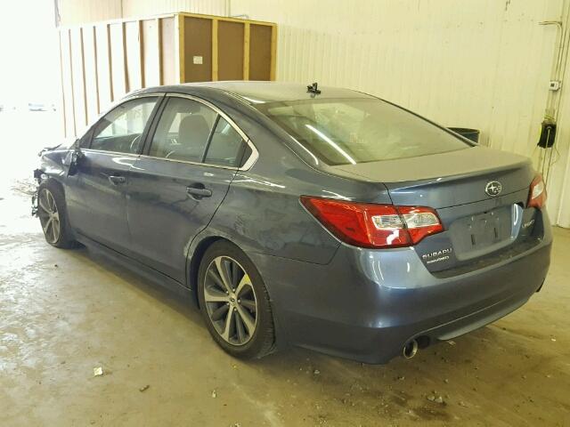 4S3BNBJ64G3029468 - 2016 SUBARU LEGACY BLUE photo 3