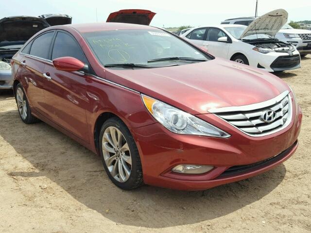 5NPEC4AC3DH667926 - 2013 HYUNDAI SONATA SE RED photo 1