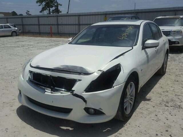 JN1CV6AP3FM502423 - 2015 INFINITI Q40 WHITE photo 2