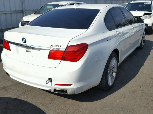 WBAKA83569CY35010 - 2009 BMW 750 I WHITE photo 4
