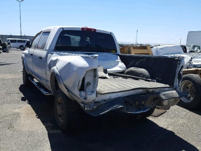 3D3KS29C17G731982 - 2007 DODGE RAM 2500 WHITE photo 3