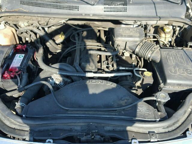 1J4GX48S93C567036 - 2003 JEEP GRAND CHER GRAY photo 7