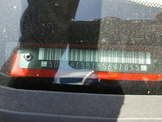 3GNCA13B19S641653 - 2009 CHEVROLET HHR LS Qırmızı foto 10