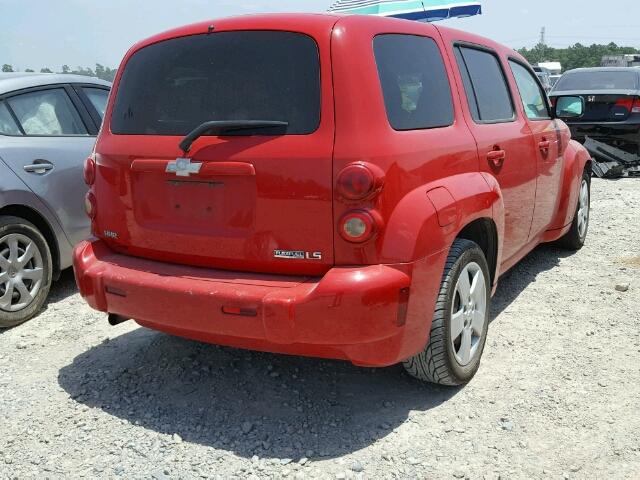 3GNCA13B19S641653 - 2009 CHEVROLET HHR LS Qırmızı foto 4