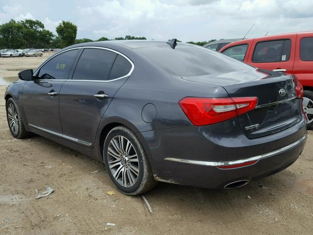 KNALN4D70F5181168 - 2015 KIA CADENZA PR GRAY photo 3