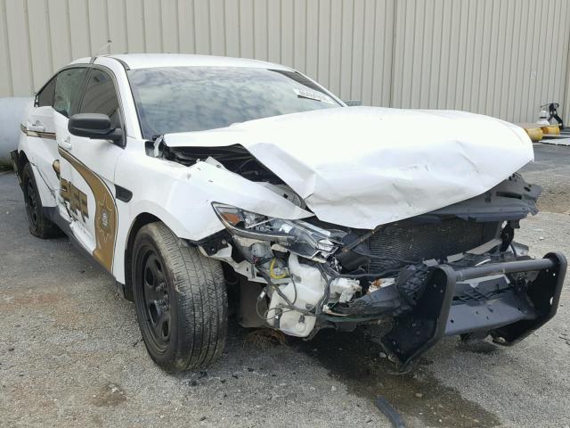 1FAHP2M85DG113455 - 2013 FORD TAURUS POL WHITE photo 1