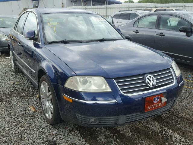 WVWRU63B75P005724 - 2005 VOLKSWAGEN PASSAT GLX BLUE photo 1