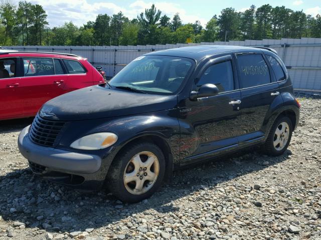 3C4FY58B62T389450 - 2002 CHRYSLER PT CRUISER BLACK photo 2