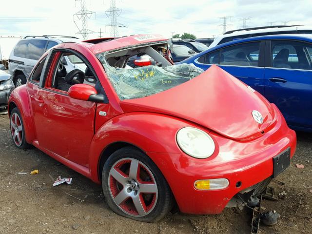 3VWED21C92M439855 - 2002 VOLKSWAGEN NEW BEETLE Qırmızı foto 1