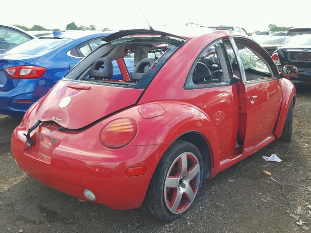 3VWED21C92M439855 - 2002 VOLKSWAGEN NEW BEETLE Qırmızı foto 4