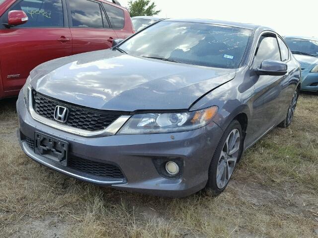 1HGCT2B87DA009055 - 2013 HONDA ACCORD GRAY photo 2