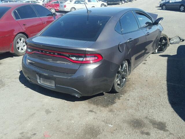 1C3CDFBB9FD422213 - 2015 DODGE DART SXT GRAY photo 4