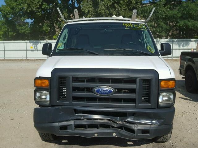 1FTNE2EW2EDA81096 - 2014 FORD ECONOLINE WHITE photo 9