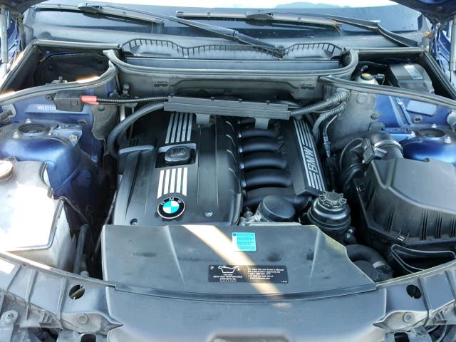 WBXPC93437WF02653 - 2007 BMW X3 3.0SI BLUE photo 7