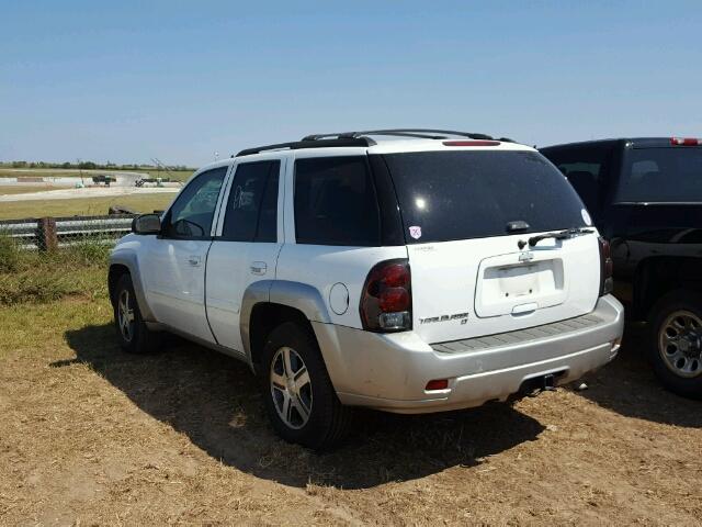 1GNDS13S362255292 - 2006 CHEVROLET TRAILBLAZE WHITE photo 3