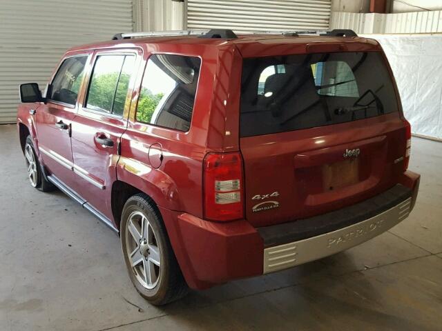 1J8FF48W88D534045 - 2008 JEEP PATRIOT LI MAROON photo 3