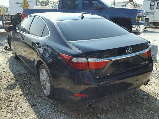 JTHBK1GG6E2134744 - 2014 LEXUS ES 350 BLACK photo 3