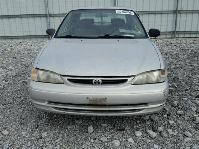 1NXBR12E7XZ147217 - 1999 TOYOTA COROLLA VE SILVER photo 9