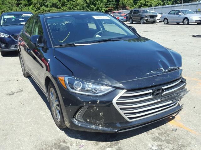 5NPD84LF0HH185358 - 2017 HYUNDAI ELANTRA SE BLACK photo 1